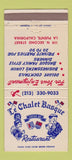 Matchbook Cover - Le Chalet Basque Restaurant La Puente CA 30 Strike