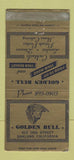 Matchbook Cover - Golden Bull Oakland CA restaurant WEAR 30 Strike