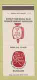 Matchbook Cover - Crown Room English Pub Milwaukee WI 30 Strike