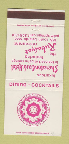 Matchbook Cover - Sheraton Oasis Hotel Palm Springs CA 30 Strike
