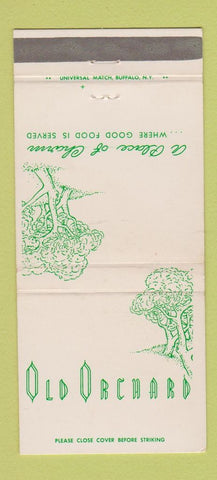 Matchbook Cover - Old Orchard East Aurora NY 30 Strike