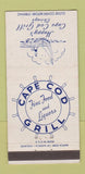 Matchbook Cover - Cape Cod Grill Chicago IL 30 Strike