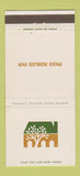 Matchbook Cover - Paso Robles Inn CA 30 Strike