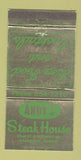 Matchbook Cover - Andy's Steak House Oakbrook IL 30 Strike