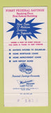 Matchbook Cover - First Federal Savings AR? 30 Strike