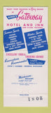 Matchbook Cover - King's Gateway Hotel Inn Land O'Lakes WI 30 Strike