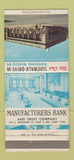 Matchbook Cover - Manufacturers Bank St Louis MO 30 Strike