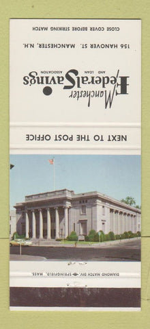Matchbook Cover - Manchester Federal Savings NH 30 Strike