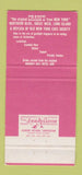 Matchbook Cover - Maude Craig's Great Neck LI NY restaurant 30 Strike