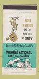 Matchbook Cover - Winona National Bank MN 30 Strike