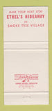 Matchbook Cover - That John's Restaurant Palm Springs 30 Strike