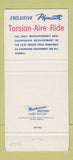 Matchbook Cover - Plymouth Puritan Motors Cranston RI 30 Strike