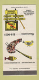 Matchbook Cover - Sir Steak Restaurant Daytona Beach FL 30 Strike