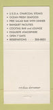 Matchbook Cover - Sir Steak Restaurant Daytona Beach FL 30 Strike