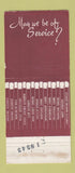 Matchbook Cover - Granite Savings Bank Barre VT 30 Strike