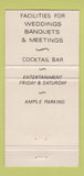 Matchbook Cover - Four Eagles Restaurant  30 Strike