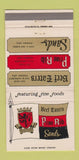 Matchbook Cover - Beef Eaters Prime Rib Sands Phoenix AZ restaurants 30 Strike