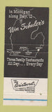 Matchbook Cover - Win Schuler's Marshall MI WEAR 30 Strike