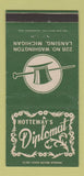Matchbook Cover - Hotteway's Diplomat Lansing MI 30 Strike