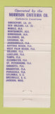 Matchbook Cover Morrison's Imperial House St Petersburg Beach FL WEAR 30 Strike