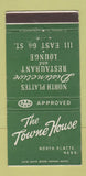 Matchbook Cover - The Towne House North Platte NE 30 Strike