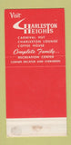 Matchbook Cover - Harleston Heights  30 Strike