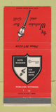 Matchbook Cover - Washakie Bar Grill Sun Valley Motel Worland WY 30 Strike
