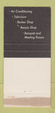 Matchbook Cover - Washakie Bar Grill Sun Valley Motel Worland WY 30 Strike