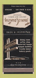Matchbook Cover - Towne and Country Restaurant Chicago IL 30 Strike