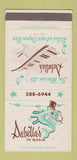Matchbook Cover - Sabella's Restaurant Marin CA WEAR Mill Valley 30 Strike