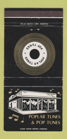 Matchbook Cover Popular Tunes Music 30 Strike