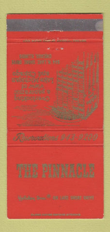 Matchbook Cover - The Pinnacle Chicago IL Holiday Inn 30 Strike