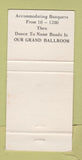 Matchbook Cover - The Lancer Steak House Schaumburg IL 30 Strike