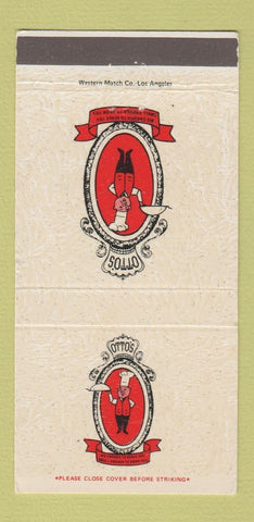Matchbook Cover - Otto's Pink Pig Sherman Oaks CA 30 Strike