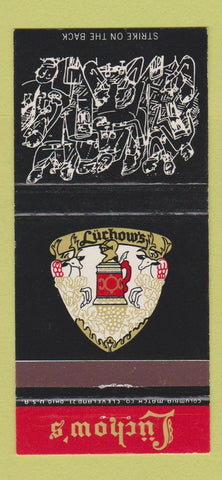 Matchbook Cover - Luchow's Restaurant New York City 30 Strike
