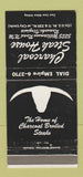 Matchbook Cover - Charcoal Steak House Roanoke VA 30 Strike