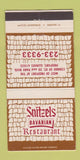 Matchbook Cover - Snitzels Bavarian Restaurant Freeport IL 30 Strike