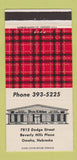 Matchbook Cover - Dixie Kitchen Fried Chicken Omaha NE 30 Strike