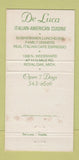 Matchbook Cover - FrLuvs Toysl Osk MI Italian WEAR 30 Strike