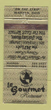 Matchbook Cover - Le Gourmet Restaurant Warren OH WEAR 30 Strike