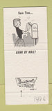 Matchbook Cover - Clearwater Beach Bank Clearwater FL 30 Strike
