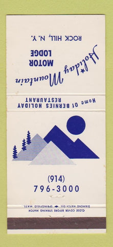 Matchbook Cover - Holiday Mountain Motor Lodge Rock Hill NY 30 Strike