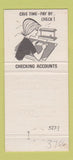 Matchbook Cover - Farmers and Citizens Bank Sauk City Merrimac WI 30 Strike