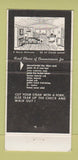 Matchbook Cover - Chesapeake Restaurant Baltimore MD  30 Strike