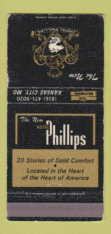 Matchbook Cover - Hotel Phillips Kansas City MO WEAR 30 Strike