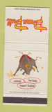 Matchbook Cover - Brave Bull Atherton Los Altos San Jose CA 30 Strike