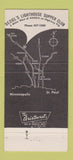 Matchbook Cover - Deziel's Lighthouse Supper Club Anoka MN 30 Strike