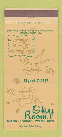 Matchbook Cover - Sky Room Warwick RI 30 Strike