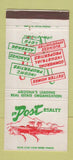 Matchbook Cover - Post Real Estate AZ 30 Strike