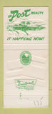 Matchbook Cover - Post Real Estate AZ 30 Strike
